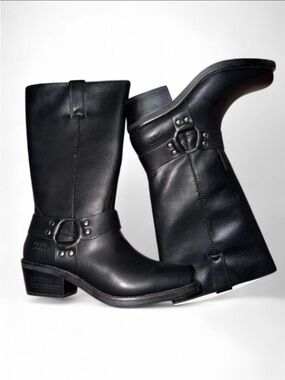 Frye & Co. Lorrie Harness Boots black